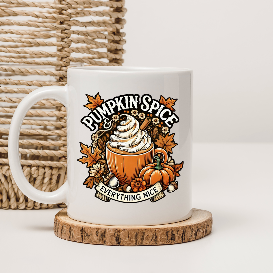 Pumpkin Spice & Everything Nice - Fall Vibes Coffee Mug